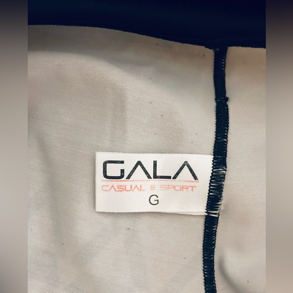 Unique Colourful Graphic Legging Women Sz Large Purple Black Stylish Gala Sport - Picture 3 of 7